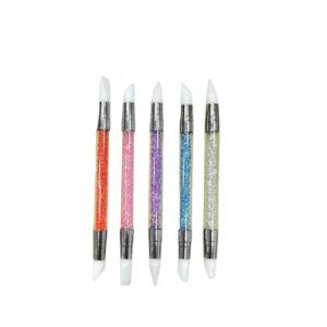 Set pincel doble punta silicona *5pcs