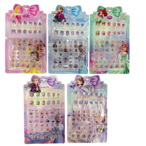 Set sticker + uñas niñas