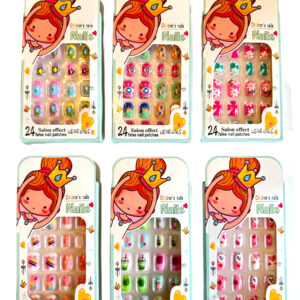 Uña decorada niña *24pcs